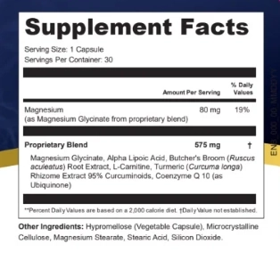 NerveVitali Supplement Facts